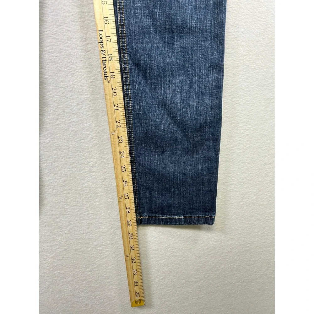 Arizona Jean Co Womens Size 15 Long Dark Wash‎ Straight Leg Denim Jeans